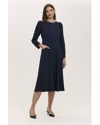 Finery London - Felice Ponte Jersey Midi Dress - Lyst