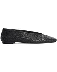 Dune - 'Henlee' Leather Ballet Pumps - Lyst