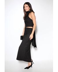 MissPap - Tailored Scarf Detail High Neck Top Co-Ord - Lyst