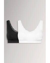 Yours - Lace Trim Seamless Bralette - Lyst