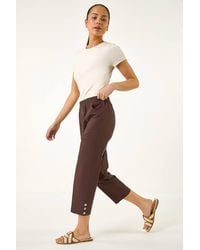 Roman - Petite Bengaline Cropped Trouser - Lyst