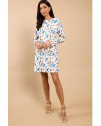 Little Mistress - Floral Print Mini Dress - Lyst