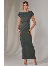 Jolie Moi - Asymmetrical Bodycon Midaxi Dress - Lyst