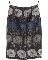 Etro - Preloved Floral Print Jacquard Knee Length Skirt - Lyst
