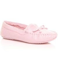 AJVANI - Flat Heel Boat Shoes Moccasins Slippers - Lyst