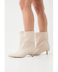 MissPap - Low Stiletto Heel Ankle Boots - Lyst