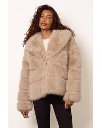 Blue Vanilla - Long Sleeve Collar Coat - Lyst