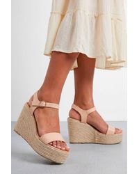 Dorothy Perkins - Faith: Remie Open Toe High Espadrille Wedge Sandals - Lyst