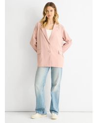 Gini London - Blush Oversized Tailored Blazer - Lyst
