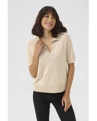 Kaffe - Kalizza Short Sleeves Polo Pullover - Lyst