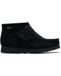 Clarks - Wallabee Boot Gore-Tex Suede Ankle Boots, Wallabee, Lace Up - Lyst