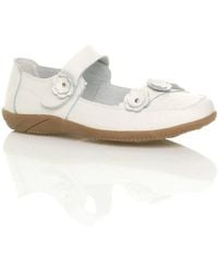 AJVANI - Low Heel Comfort Touch Close Leather Mary Janes - Lyst