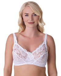 CAMILLE - Soft Lace Cup Non-Wired Bra - Lyst