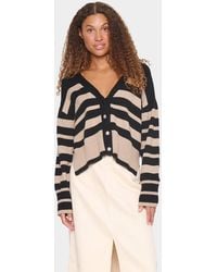 Saint Tropez - Inettesz V-Neck Buttons Cropped Cardigan - Lyst