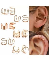 The Colourful Aura - 12 Piece Wire No Piercing Cartilage Helix Ear Cuff - Lyst