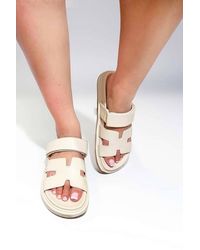Miss Diva - Thalia H Shaped Velcro Strap Flat Slider - Lyst