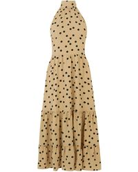 oasis animal high neck dress