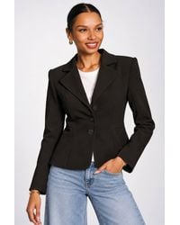 Jolie Moi - Single-Breasted Blazer W/ Contrast Lining - Lyst