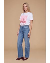 Dorothy Perkins - New York Skyline Graphic T-Shirt - Lyst