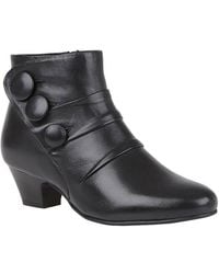Lotus - 'Prancer' Leather Ankle Boots - Lyst
