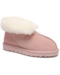 EverAu Australia - Real Sheepskin Owl Ankle Slippers W/ Eva Sole - Lyst