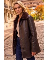 Roman - Bonded Faux Fur Coat - Lyst