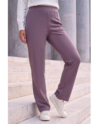 Roman - Petite Straight Leg Ponte Stretch Trouser - Lyst