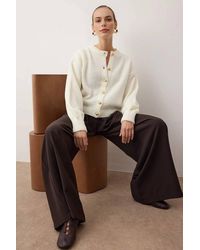 WOVCOR - Textured Knit Button-Front Cardigan - Lyst