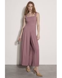 Apricot - Crepe Wide-Leg Jumpsuit - Lyst