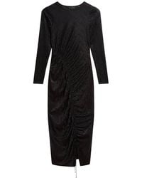 Ted Baker - Sherlay Long Sleeve Round Neck Midi Dress - Lyst