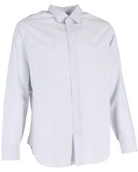 Giorgio Armani - Preloved Striped Long Sleeve Shirt - Lyst