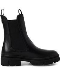 Infinity Leather - Tamaris Leather Classic High Pull-On Chelsea Ankle Boots - Lyst