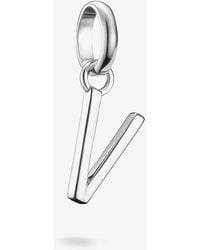 Thomas Sabo - Charm Club Connect Letter V Charm Cc1228-001-21 - Lyst