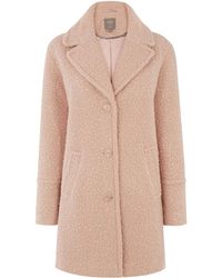 oasis boucle teddy coat