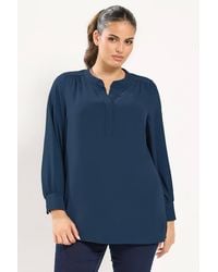 Yours - Half Placket Blouse - Lyst