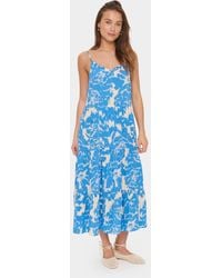 Saint Tropez - Eda Spaghetti Straps A-Line Midi Dress - Lyst