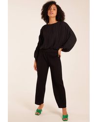 Blue Vanilla - Long Sleeve Pleated Top - Lyst