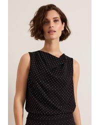 Phase Eight - Ottie Cowl Neck Top - Lyst