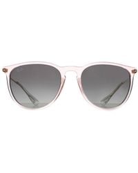Ray-Ban - Round Transparent Gradient Rb4171 Erika - Lyst