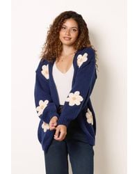 Blue Vanilla - Long Sleeve Slip On V-Neck Cardigan - Lyst