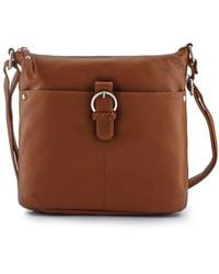 Pavers - Leather Daily Zip-Close Crossbody Bag - Lyst
