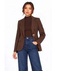 Gini London - Fashion Tailoring Button Blazer - Lyst