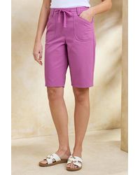Cotton Traders - Wrinkle Free Pull-On Shorts - Lyst