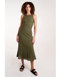 Blue Vanilla - Bias Cut Midi Dress - Lyst