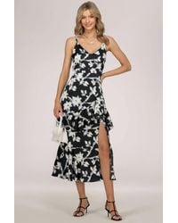 Jolie Moi - Spaghetti Strap Satin Maxi Dress - Lyst