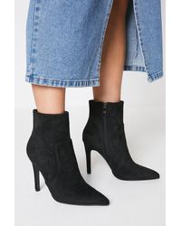 Oasis - Josephine High Stiletto Heel Pointed Ankle Boots - Lyst