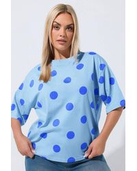 Yours - Polka Dot T-Shirt - Lyst