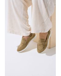 Yours - Faux Suede Loafers - Lyst