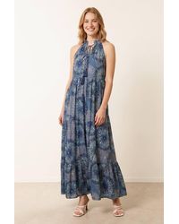 Blue Vanilla - Sleeveless Turtleneck Maxi Dress - Lyst
