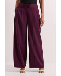 Dorothy Perkins - Pleated Wide Leg Trouser - Lyst